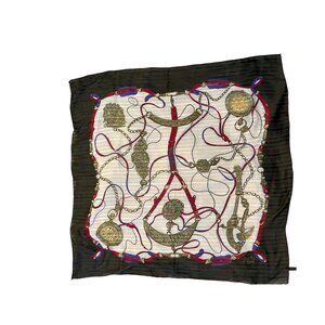 Hermès Paris Vintage Silk Scarf Memoir De Hermes Bold Colors